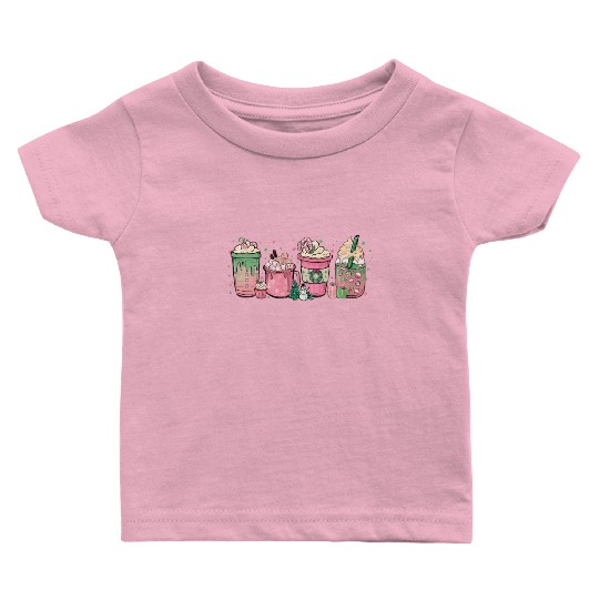 Hot Chocolate Cup Peppermint Mocha Baby T Shirts