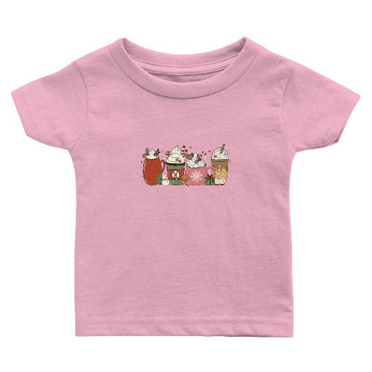 Hot Chocolate Cup Peppermint Mocha Baby T Shirts