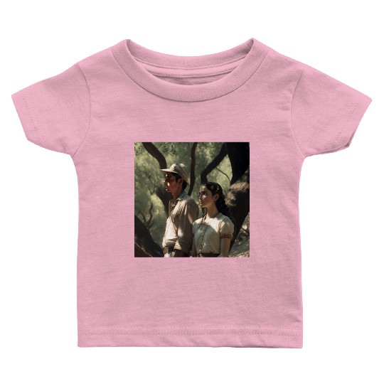 screengrab from a 1920s film scene beautiful Baby T Shirts