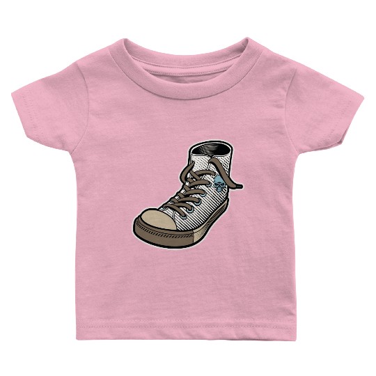 Old school Sneaker Baby T Shirts