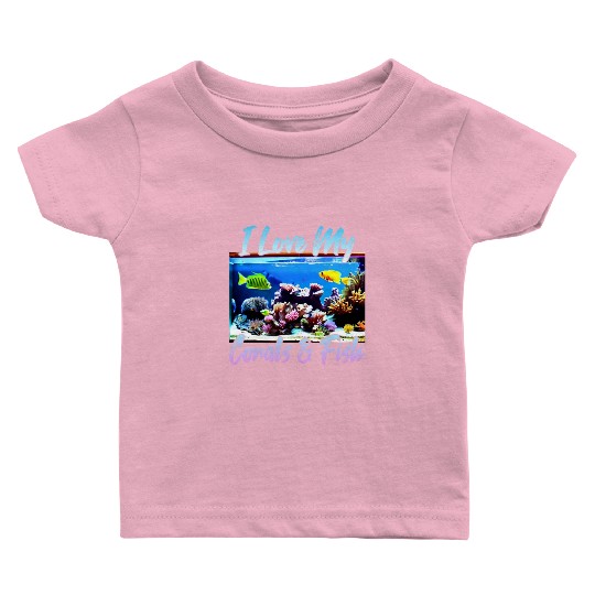Saltwater aquarium coral fish Baby T Shirts