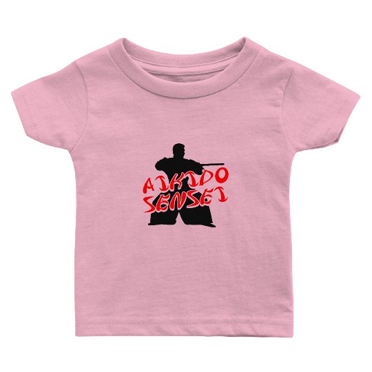 Aikido Sensei Japan Taekwondo Karate Martial Arts Baby T Shirts