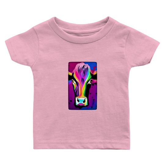 Illustration, Cattle, digital painting Baby T Shirts