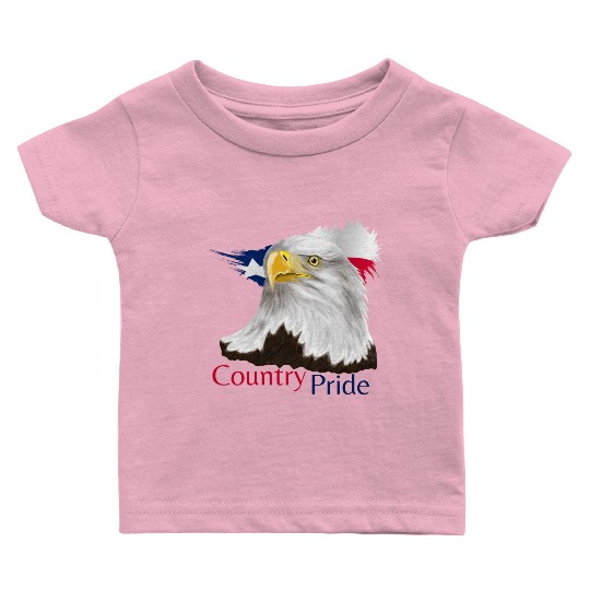 Texas Eagle Baby T Shirts