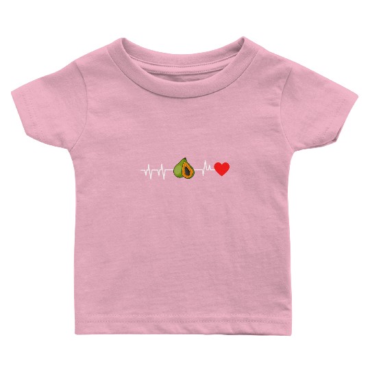 Papaya Heartbeat Baby T Shirts
