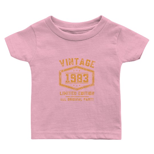 40 Years Vintage 1983 Retro 40th Birthday Baby T Shirts