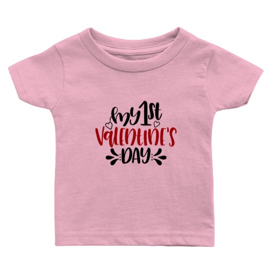 Greeting Card my 1st valentines day valentine card Baby T Shirts