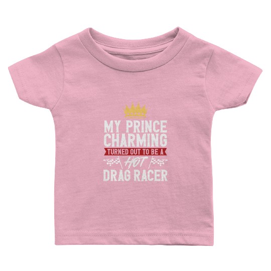 Drag Racing Race Car Girlfriend Baby T Shirts