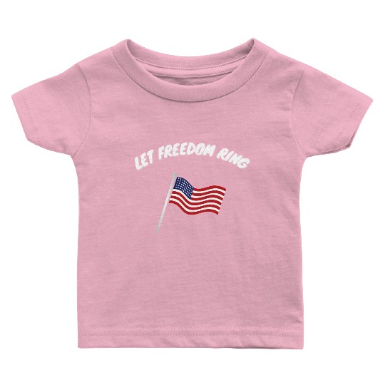 Let Freedom Ring Martin Luther King Day Human Righ Baby T Shirts