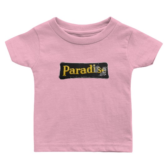Paradise Motel Route 66 Neon Tucumcari New Mexico Baby T Shirts