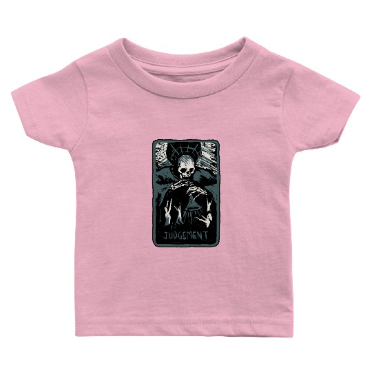 Judgement Skeleton Skull Tarot Card Baby T Shirts