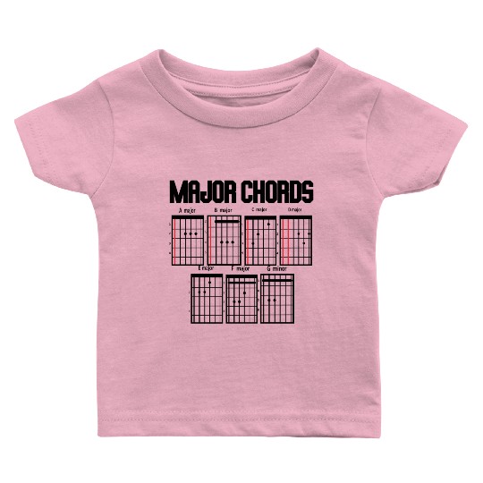 MAJOR CHORDS GUITAR Baby T Shirts