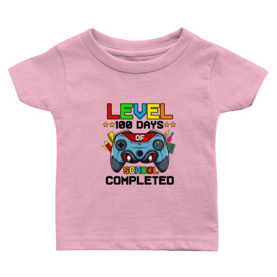 Level 100 Days Of School Completed Student Baby T Shirts