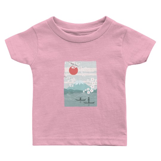 Cherry Blossom Fuji Cherry Tree Japan Baby T Shirts