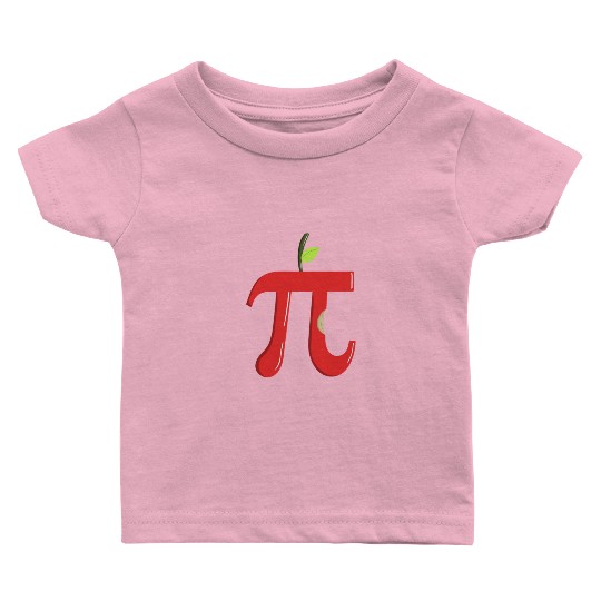 Apple Pi - Funny Pi Day Math Teacher Baby T Shirts