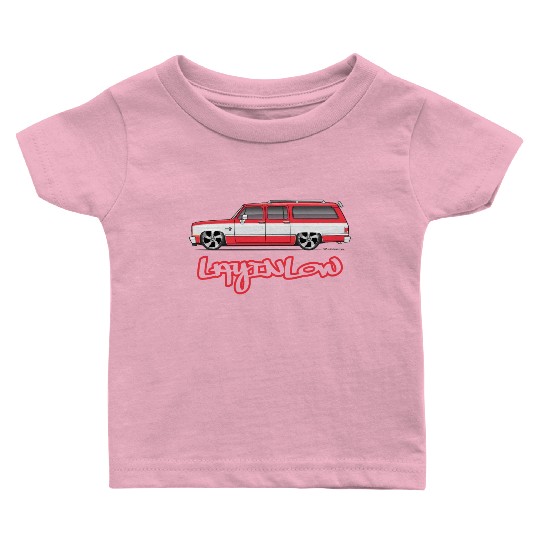 layinlow Cardinal Red Baby T Shirts