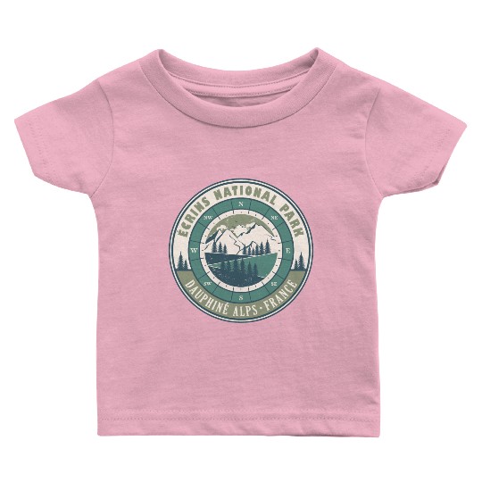 Ecrins National Park Dauphine Alps France Hiking Baby T Shirts