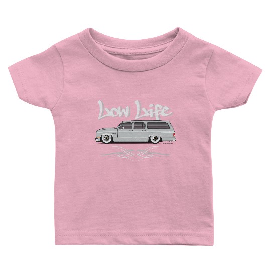 low life Light Silver Baby T Shirts