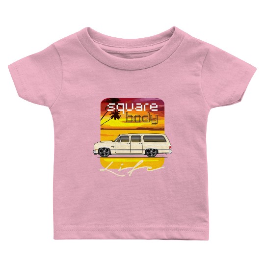 square Santa Fe Tan Baby T Shirts