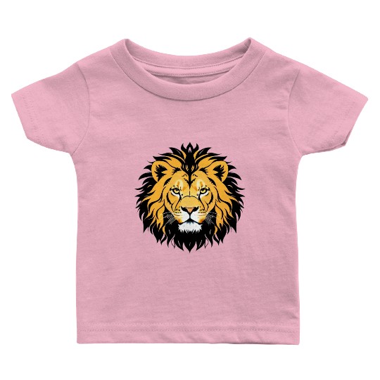 Royal Cartoon Lion - King of the Jungle 12 Baby T Shirts