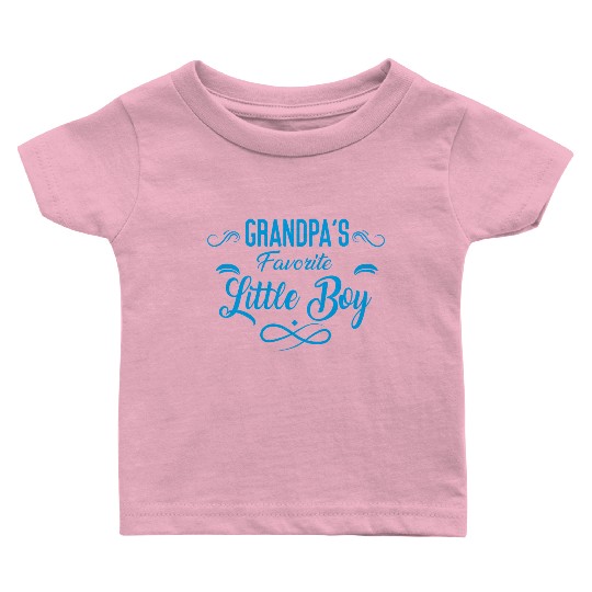 Grandpa's Favorite Little boy Baby T Shirts