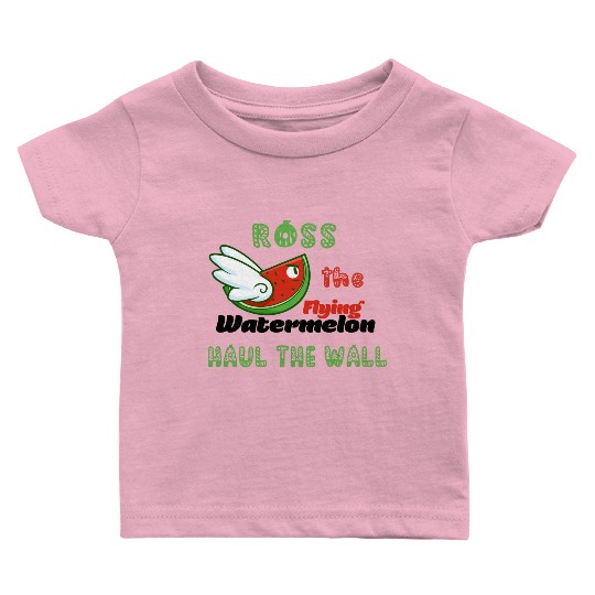 Ross The Flying Watermelon Haul The Wall Baby T Shirts