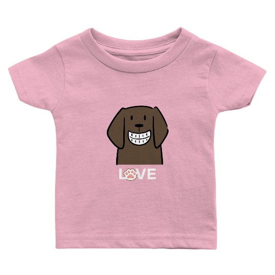Love Dog Baby T Shirts