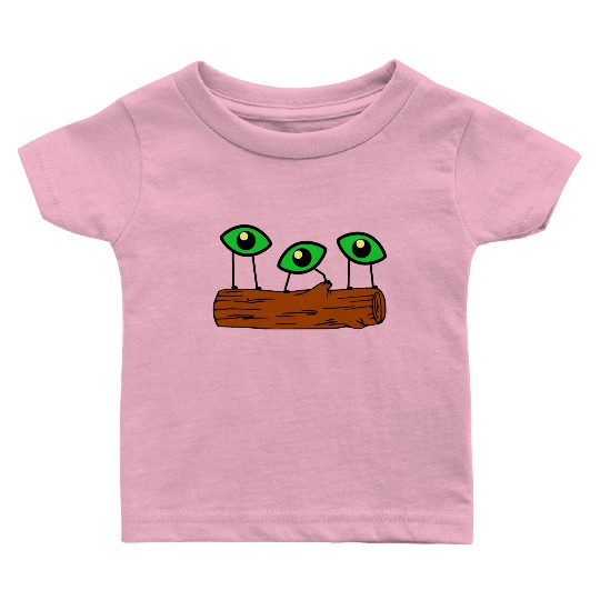 Eyes On Log Baby T Shirts