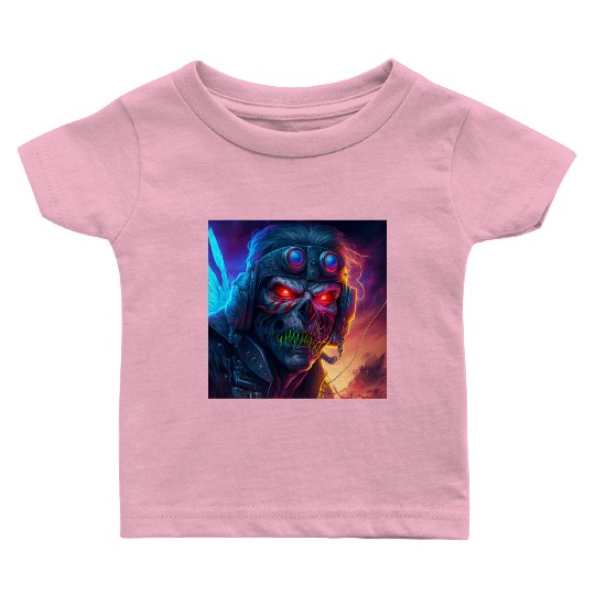 ZOMBIE IRON MAIDEN (version 9) Baby T Shirts