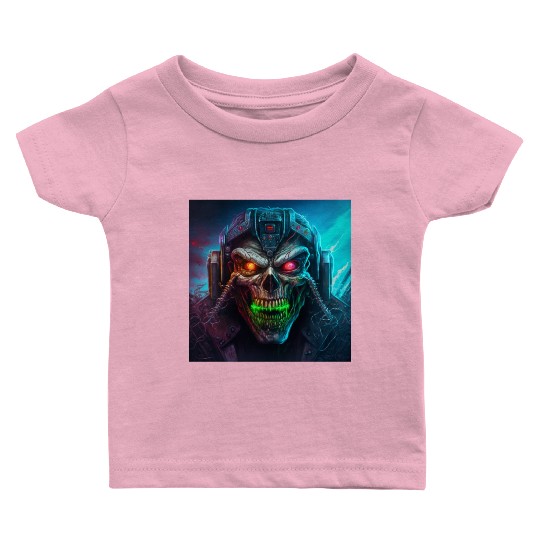 ZOMBIE IRON MAIDEN (version 8) Baby T Shirts