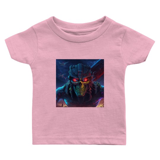 ZOMBIE IRON MAIDEN (version 11) Baby T Shirts