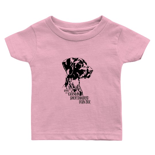 Loved by a German Shorthaired Pointer dog mom Baby T Shirts