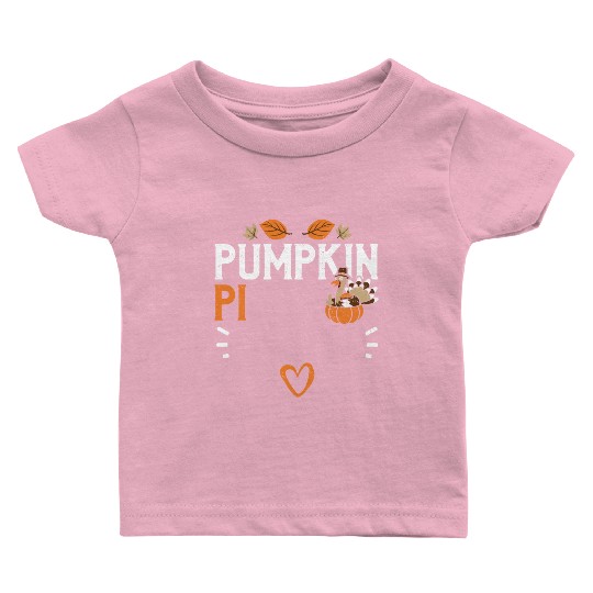 Pumpkin Pi - Thanksgiving Baby T Shirts