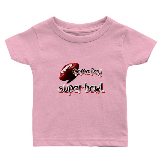 super bowl sunday Baby T Shirts