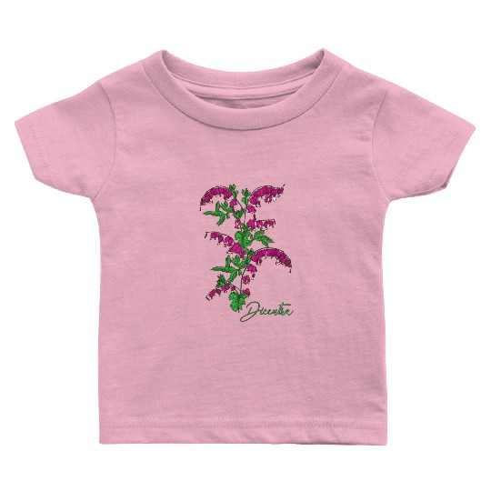 Bleeding heart flower Dicentra Bleeding heart Baby T Shirts