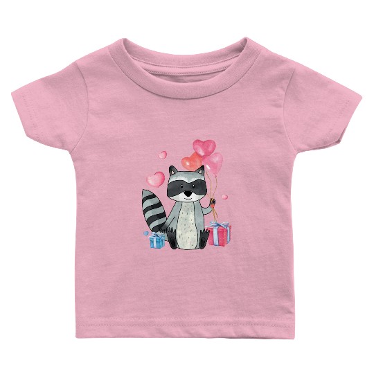 Raccoon Valentine Gift Raccoon Owner Trash Panda Baby T Shirts