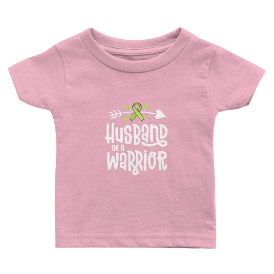 Husband Of A Warrior Lymphoma Cancer Awareness Baby T Shirts