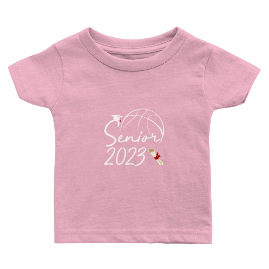 Graduate Senior Class 2023 Graduation Basketball Baby T Shirts