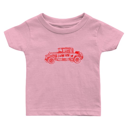 Valentine's Day Baby T Shirts, I love you Baby T Shirts