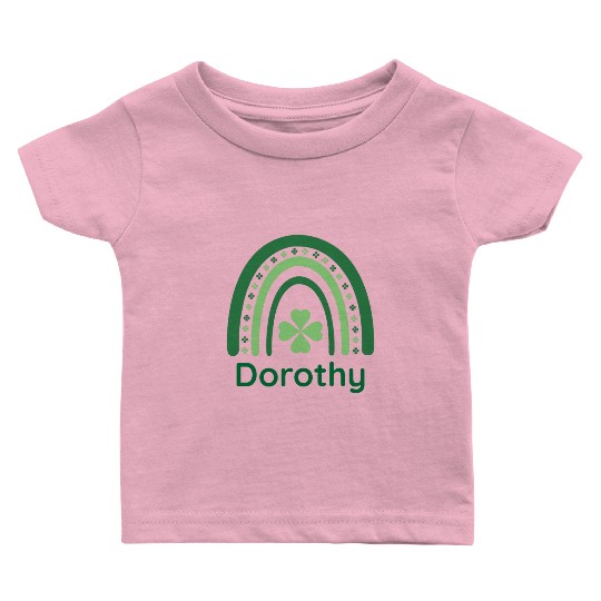 Dorothy Clover Charm Boho Rainbow Baby T Shirts