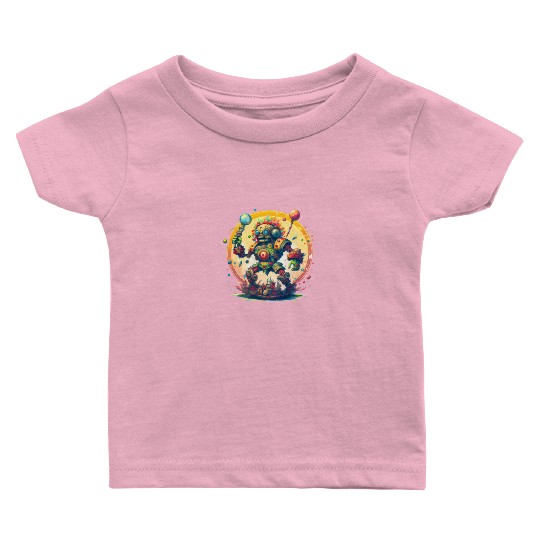 Inca,Maya robot warrior Baby T Shirts