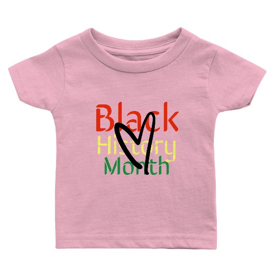 Black history month Baby T Shirts