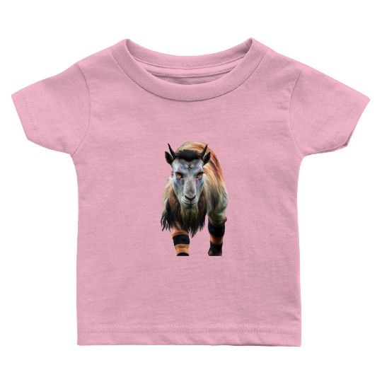 goat red eyes Baby T Shirts