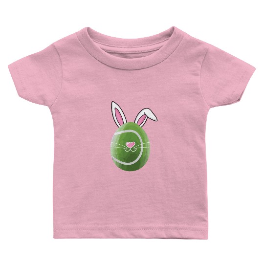 Funny Easter Easter Egg Tennis Tennisball Baby T Shirts
