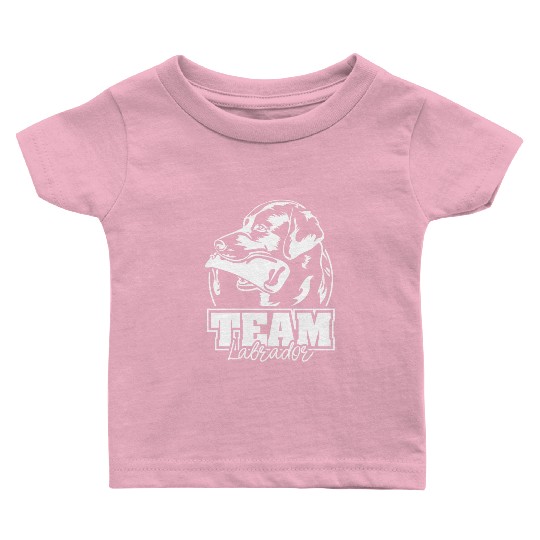 Team Labrador Retriever dog mom hound Baby T Shirts