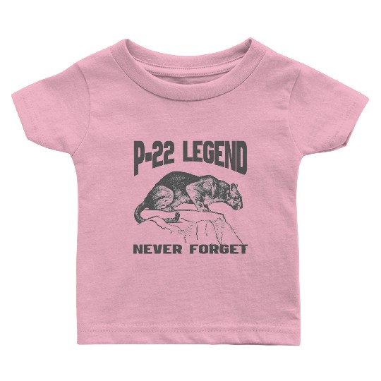 P22 MOUNTAIN LION SILVER LAKE NEVER FORGET Baby T Shirts