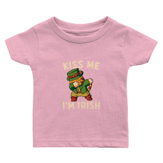 Kiss Me Im Irish Baby St Patricks Day Baby T Shirts