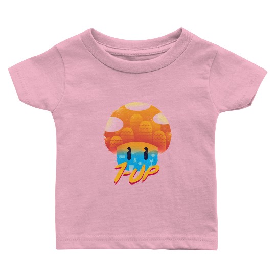 Mushroom World Adventure Baby T Shirts