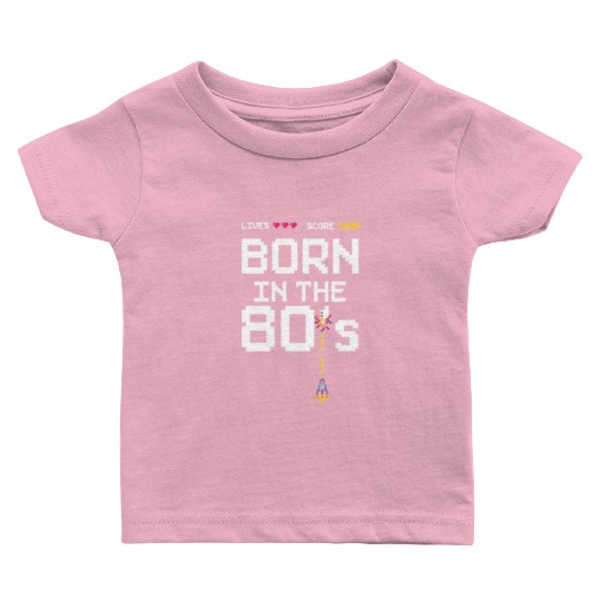 1985 Birtday Retro Gamer Pixel Born in the 80s Baby T Shirts