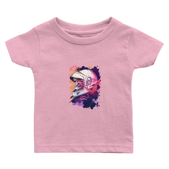 Aesthetic Vaporwave Space Cat 80s 90s Astronaut Baby T Shirts
